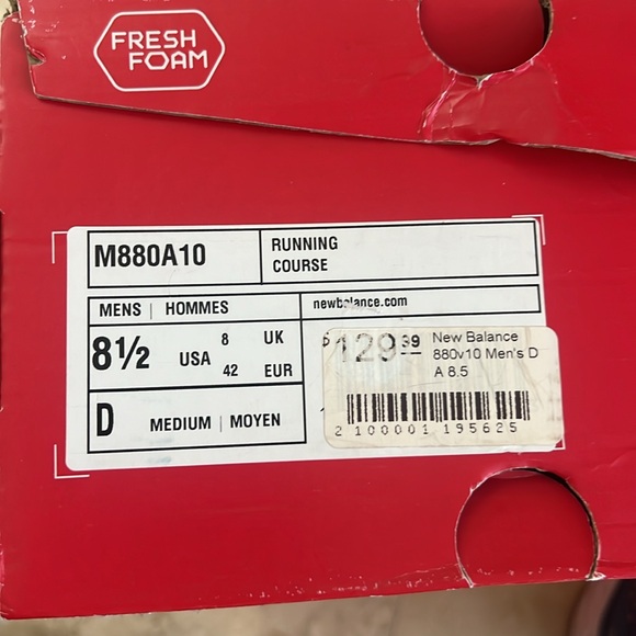 New Balance 880v10 Men’s Size 8.5 - Running Course - Color - Blue - New with box - Picture 8 of 11